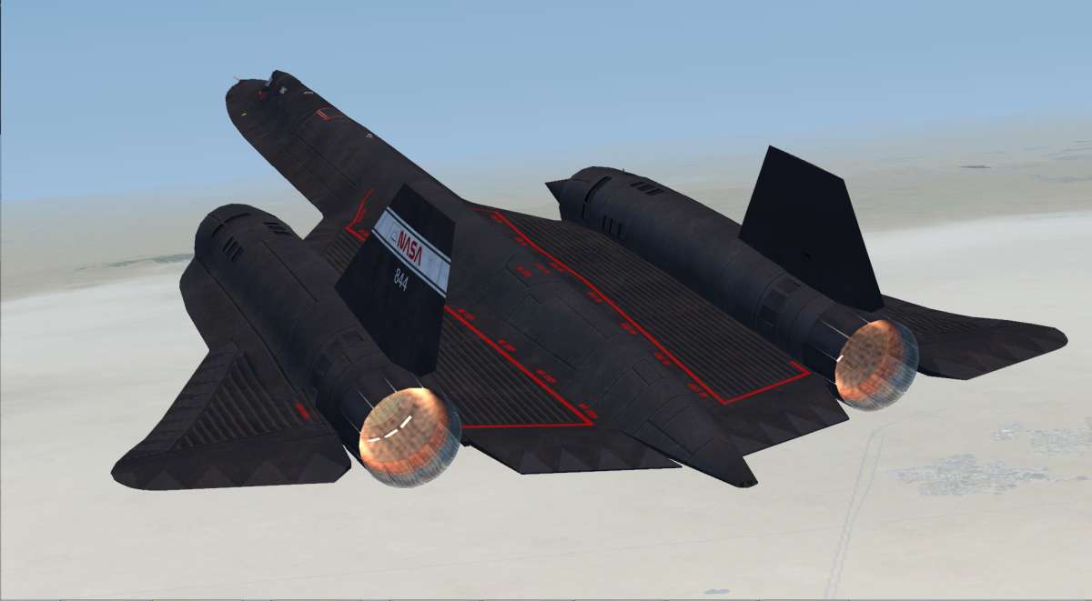 Just Flight - Glowingheat SR-71 Blackbird