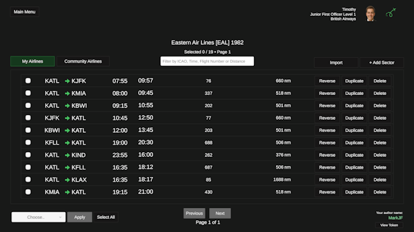  Fly the Line - Short Haul Edition