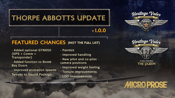 MicroProse B-17 Flying Fortress - V1.0 Update