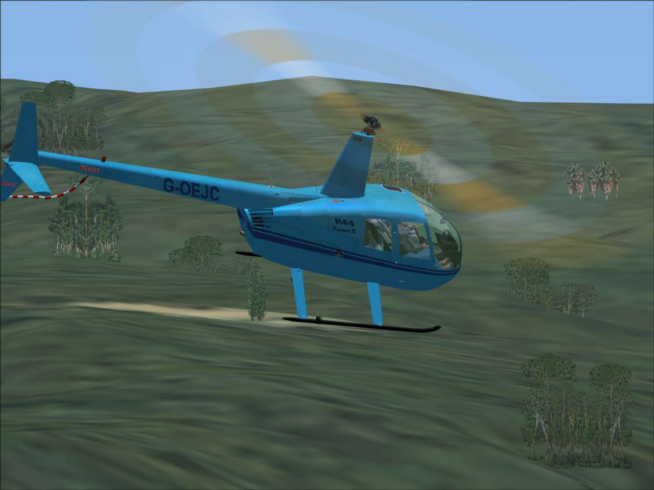 Just Flight Flying Club R44 Helicopter