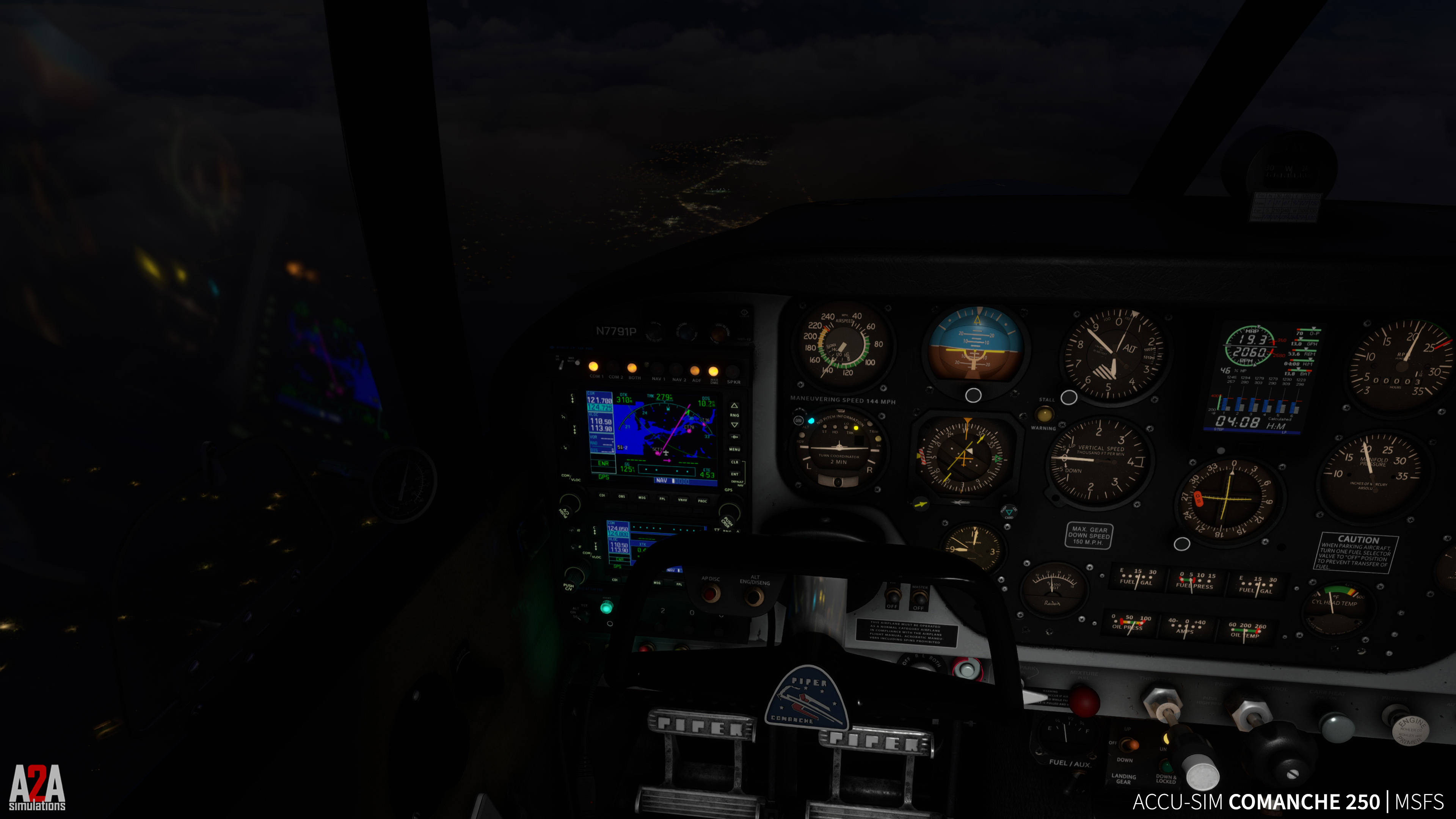 A2A Simulations Accu-Sim Comanche 250 (MSFS 2020)