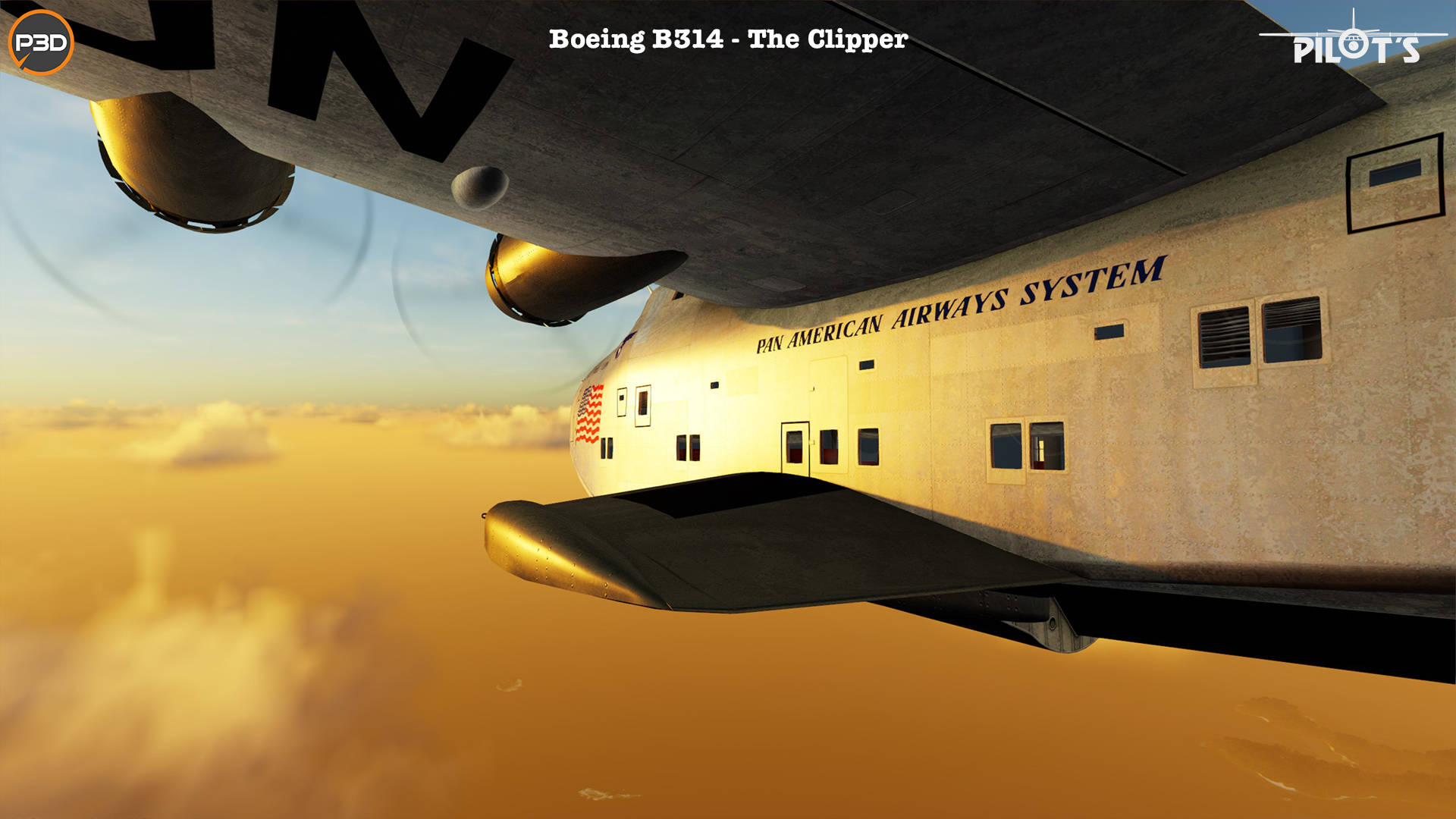 B314 Just Flight - PILOT'S Boeing B314 - The Clipper BASIC Version