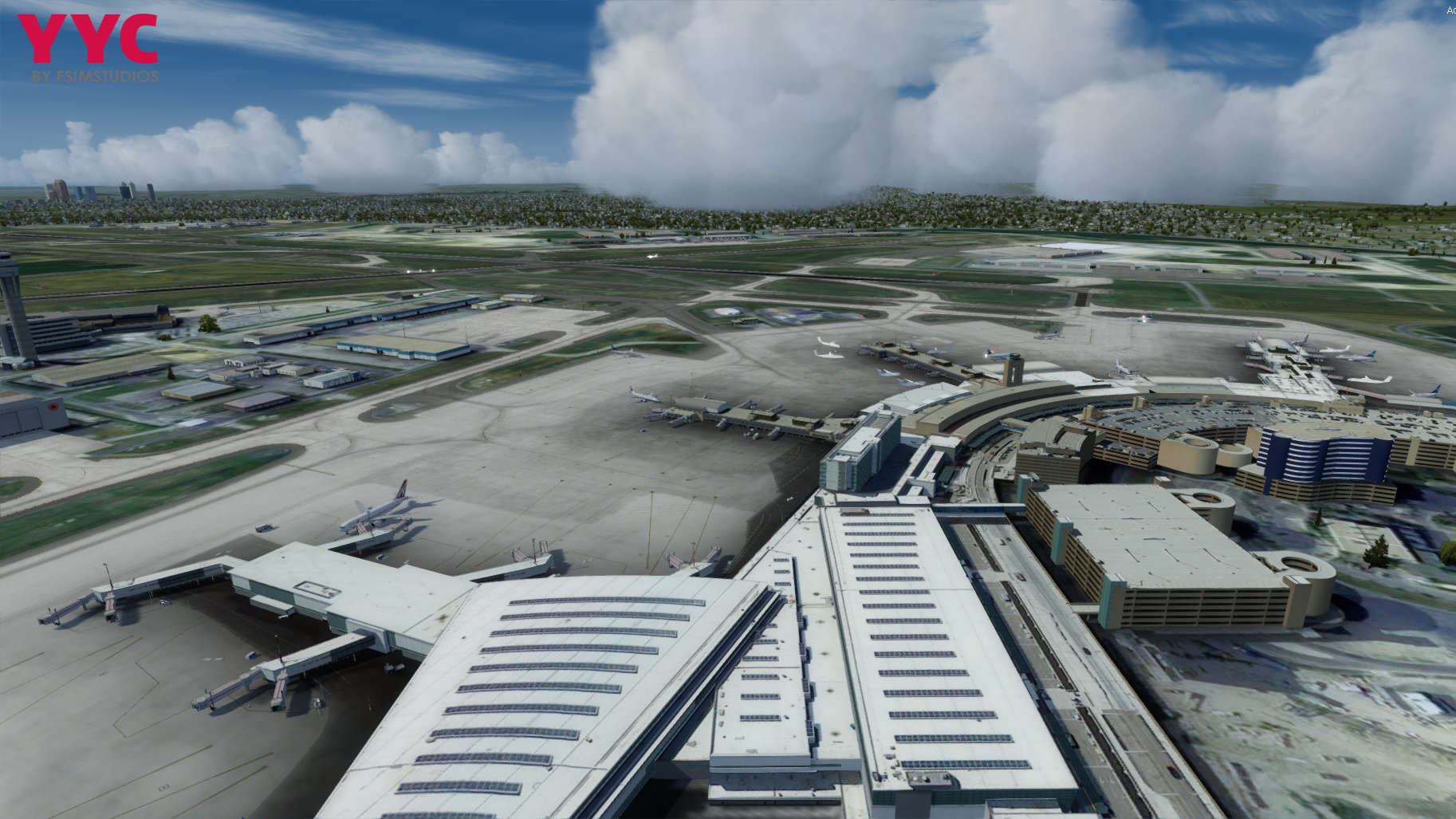 Just Flight Calgary International Airport CYYC