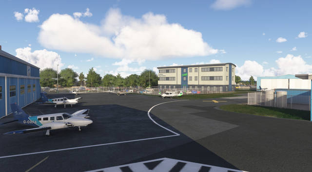Cloudberry Creations EGTK London Oxford/Kidlington Airport MSFS
