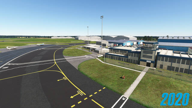 Cloudberry Creations EGTK London Oxford/Kidlington Airport MSFS