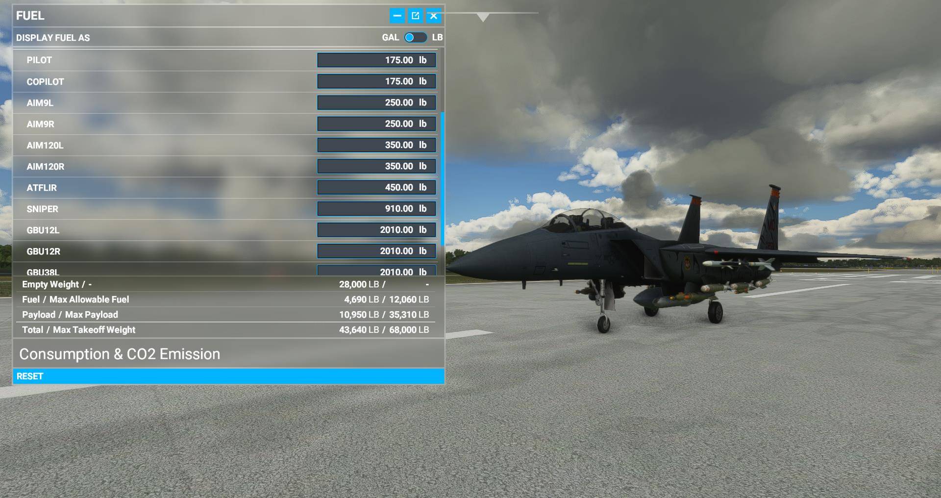 DC Designs F-15 C, D, E & I Eagle (MSFS)