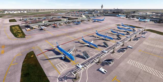 EHAM Amsterdam for Tower! Simulator 3