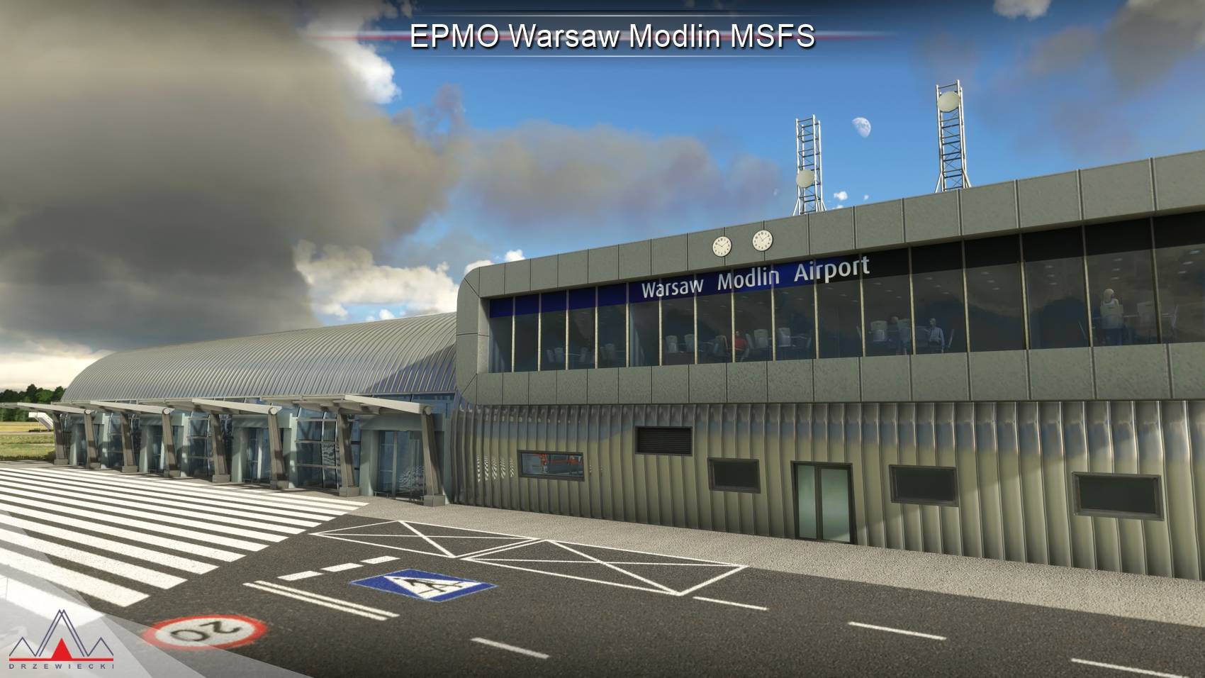 Varsova Modlin Just Flight - EPMO Warsaw Modlin MSFS
