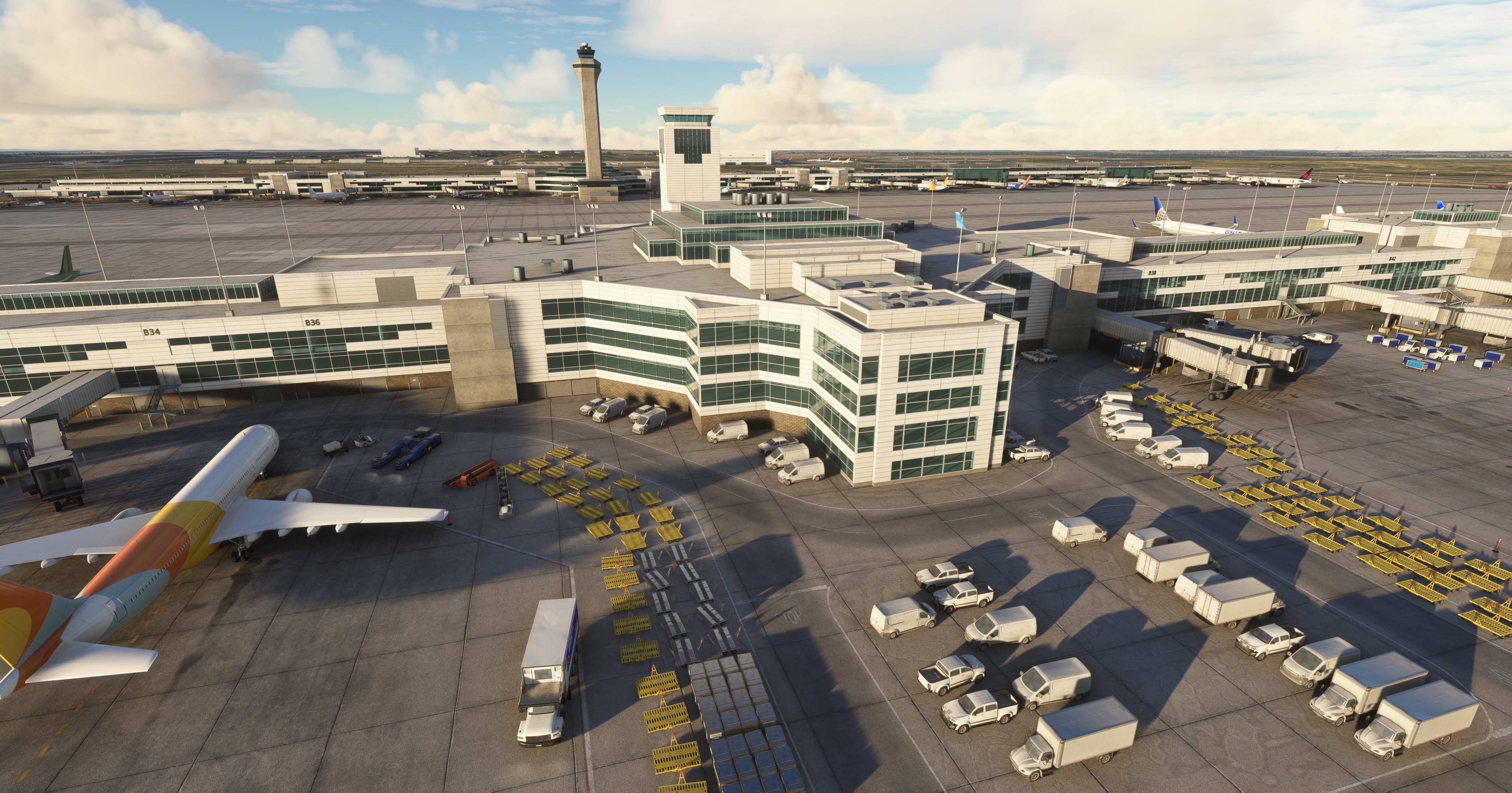 Just Flight - FeelThere - KDEN Denver International Airport (MSFS)