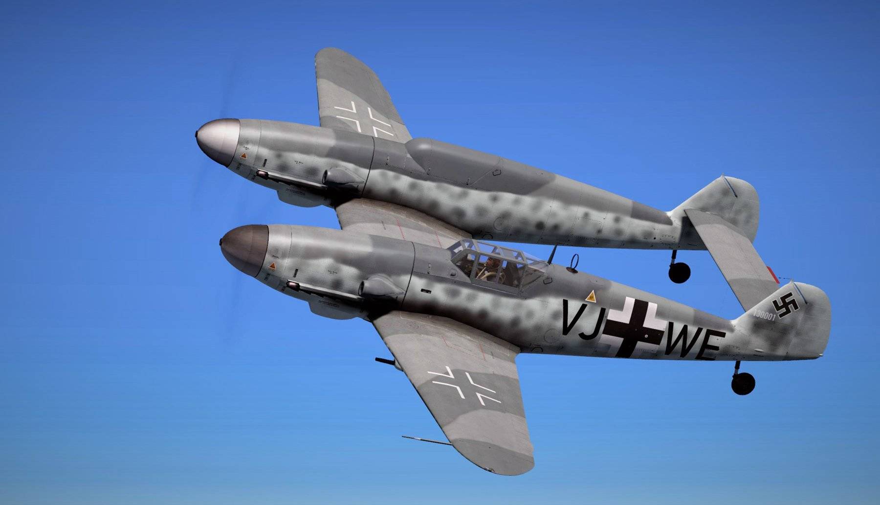 Just Flight Flight Replicas Messerschmitt Bf 109Z Zwilling 