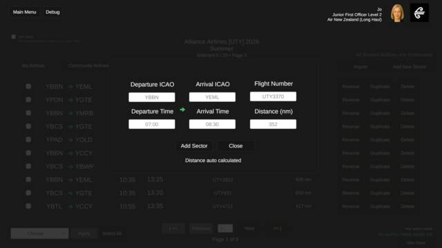 Fly the Line - Airline Edition