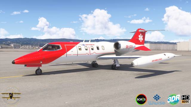 Flysimware Learjet 35A Livery Pack 1 (MSFS 2024)