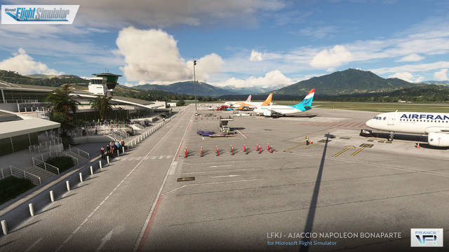 France VFR - LFKJ - Ajaccio Napoleon Bonaparte