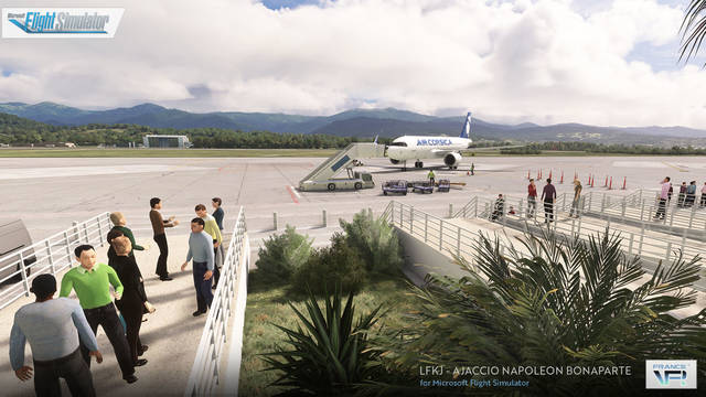 France VFR - LFKJ - Ajaccio Napoleon Bonaparte