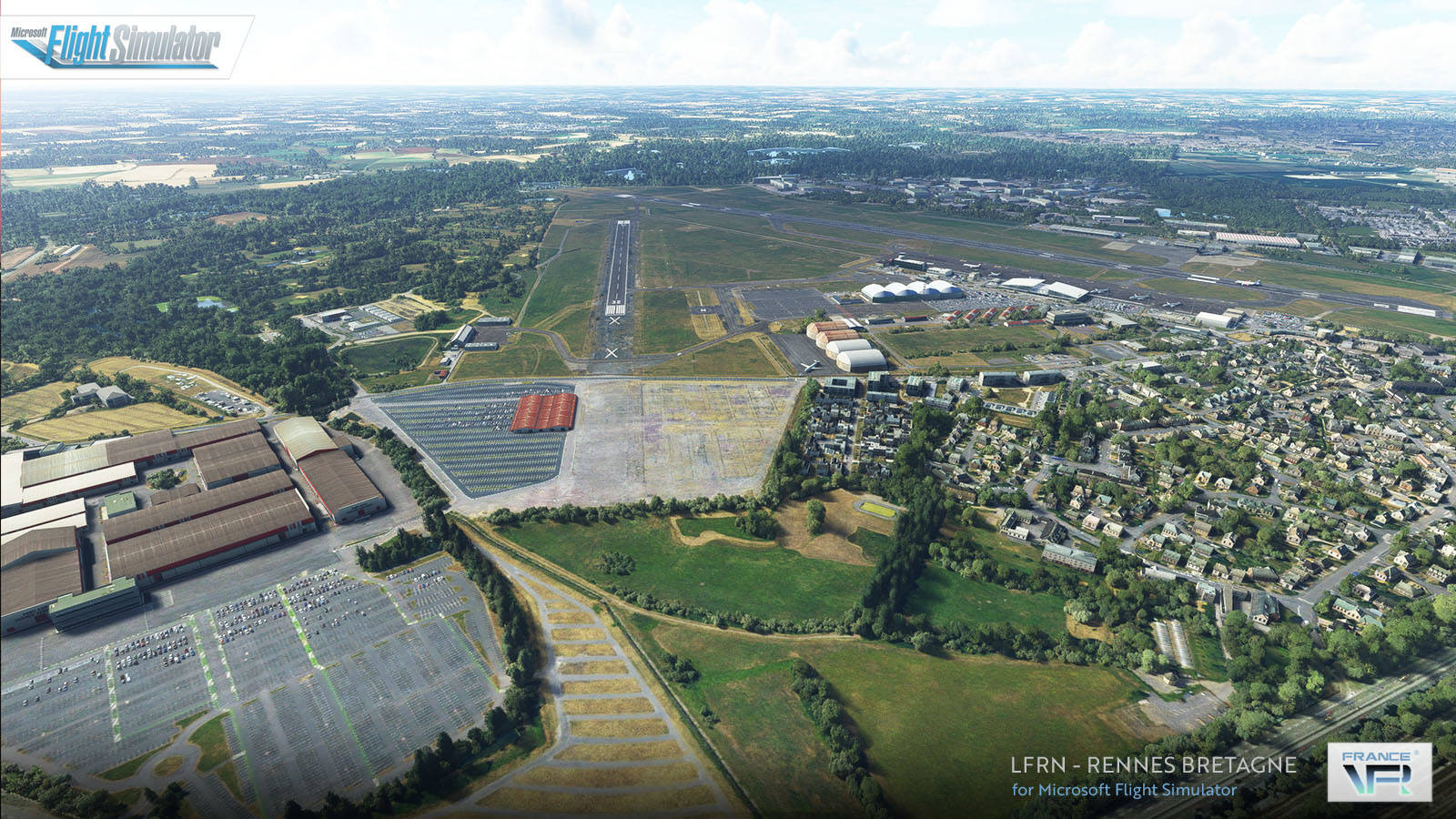 Just Flight France VFR LFRN Rennes Bretagne MSFS