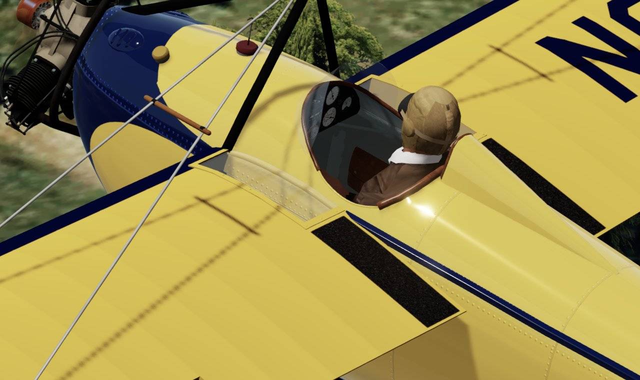 Just Flight Golden Age Simulations Buhl LA1 Bull Pup