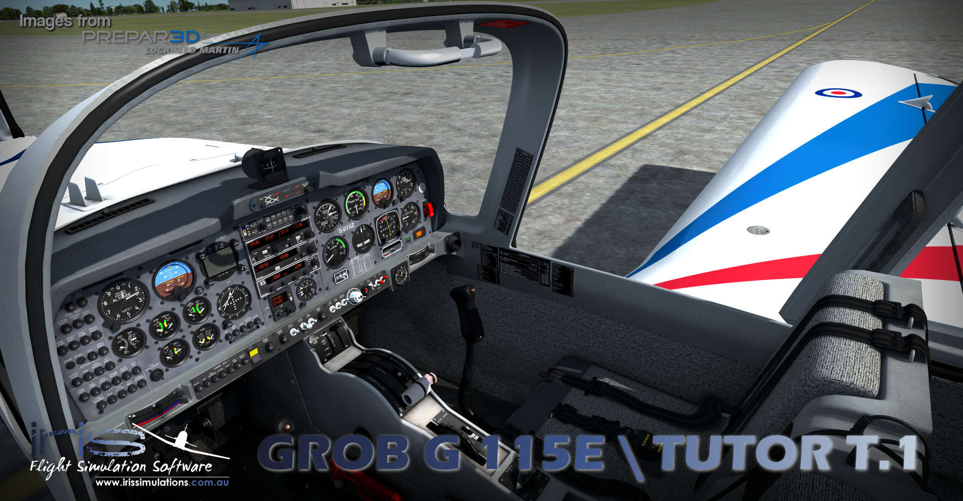 Just Flight IRIS Pro Training Series Grob G115E Tutor T 1 FSX 