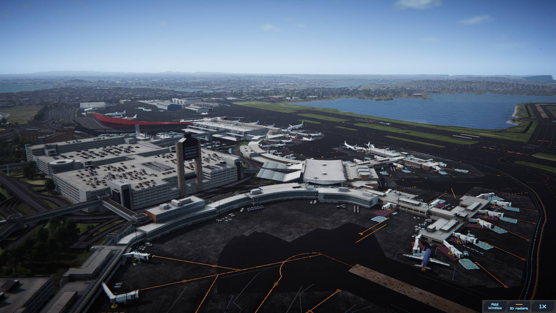 Just Flight - KBOS Boston for Tower! Simulator 3