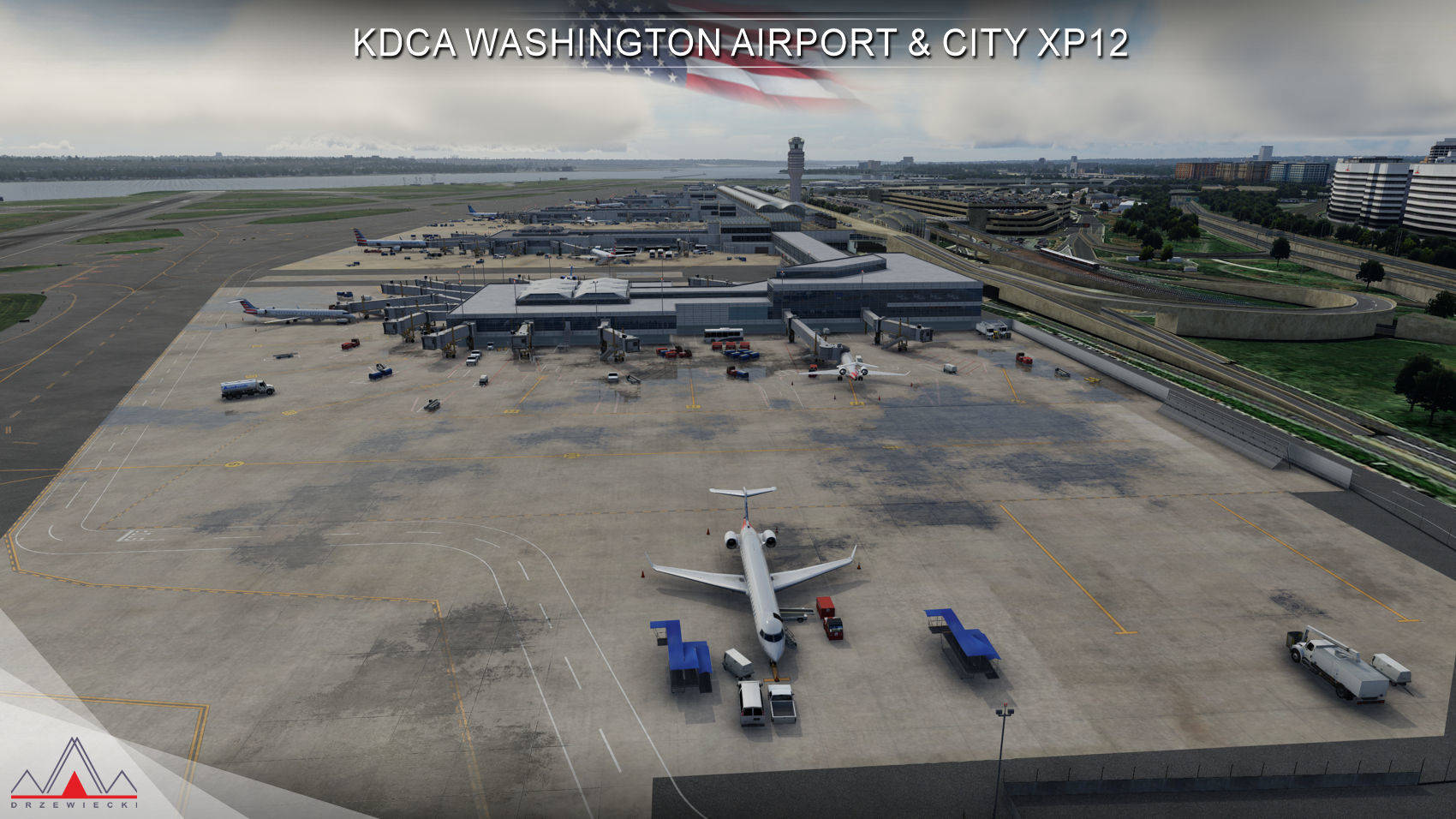 Just Flight - KDCA Washington Airport & City XP12