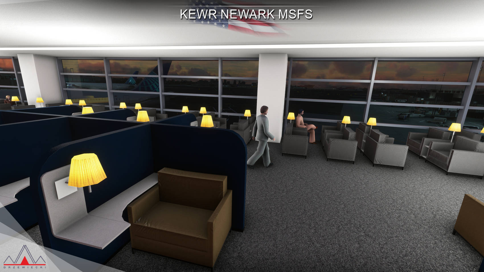 Just Flight KEWR Newark MSFS (Drzewiecki Design)