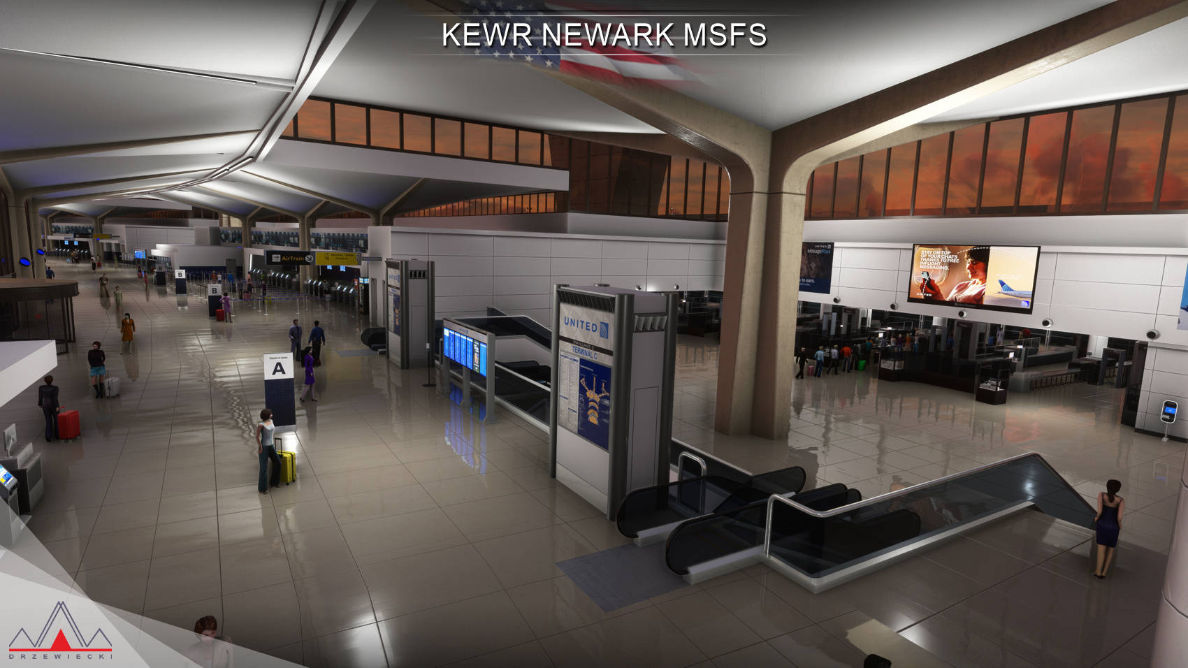 Just Flight KEWR Newark MSFS (Drzewiecki Design)
