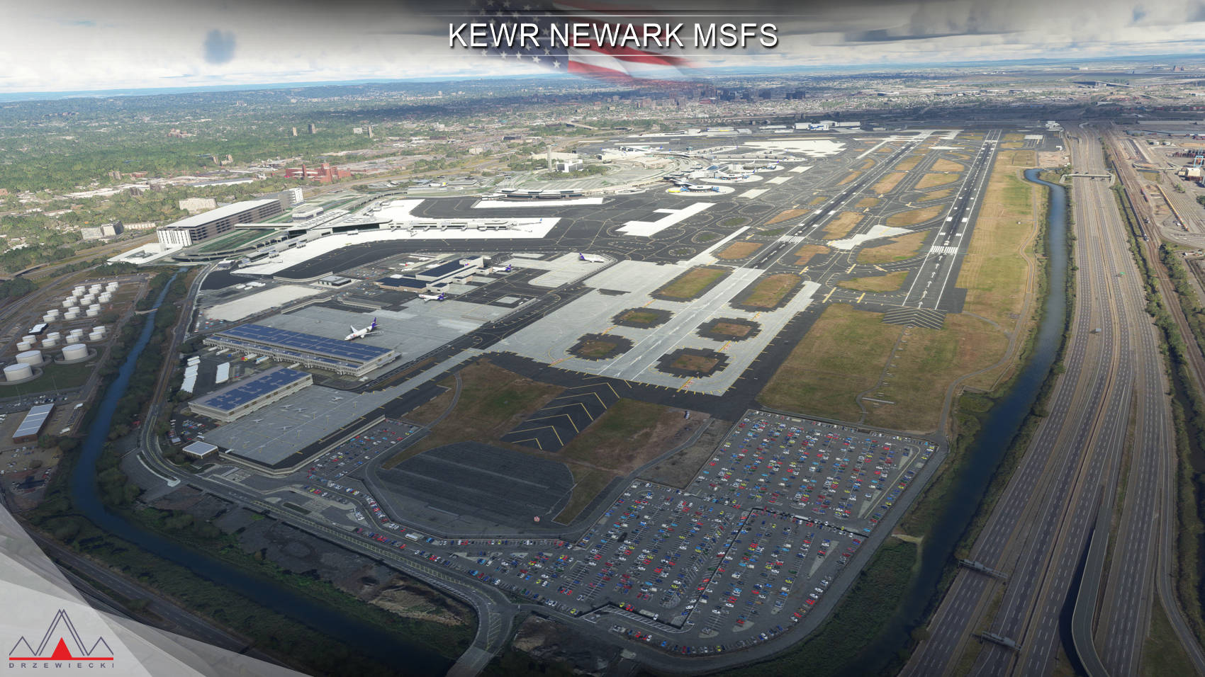 Just Flight KEWR Newark MSFS (Drzewiecki Design)
