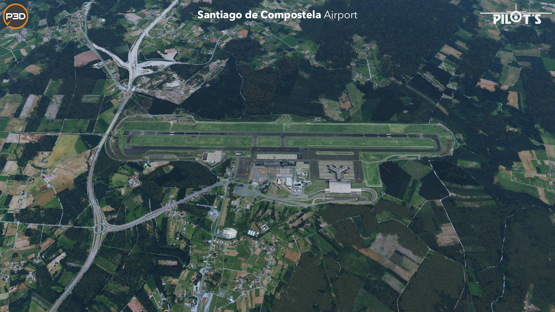 Just Flight LEST Santiago de Compostela Airport