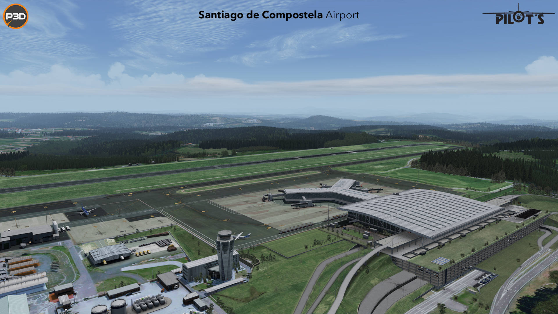 Parken Am Flughafen Santiago De Compostela www.justflight.com