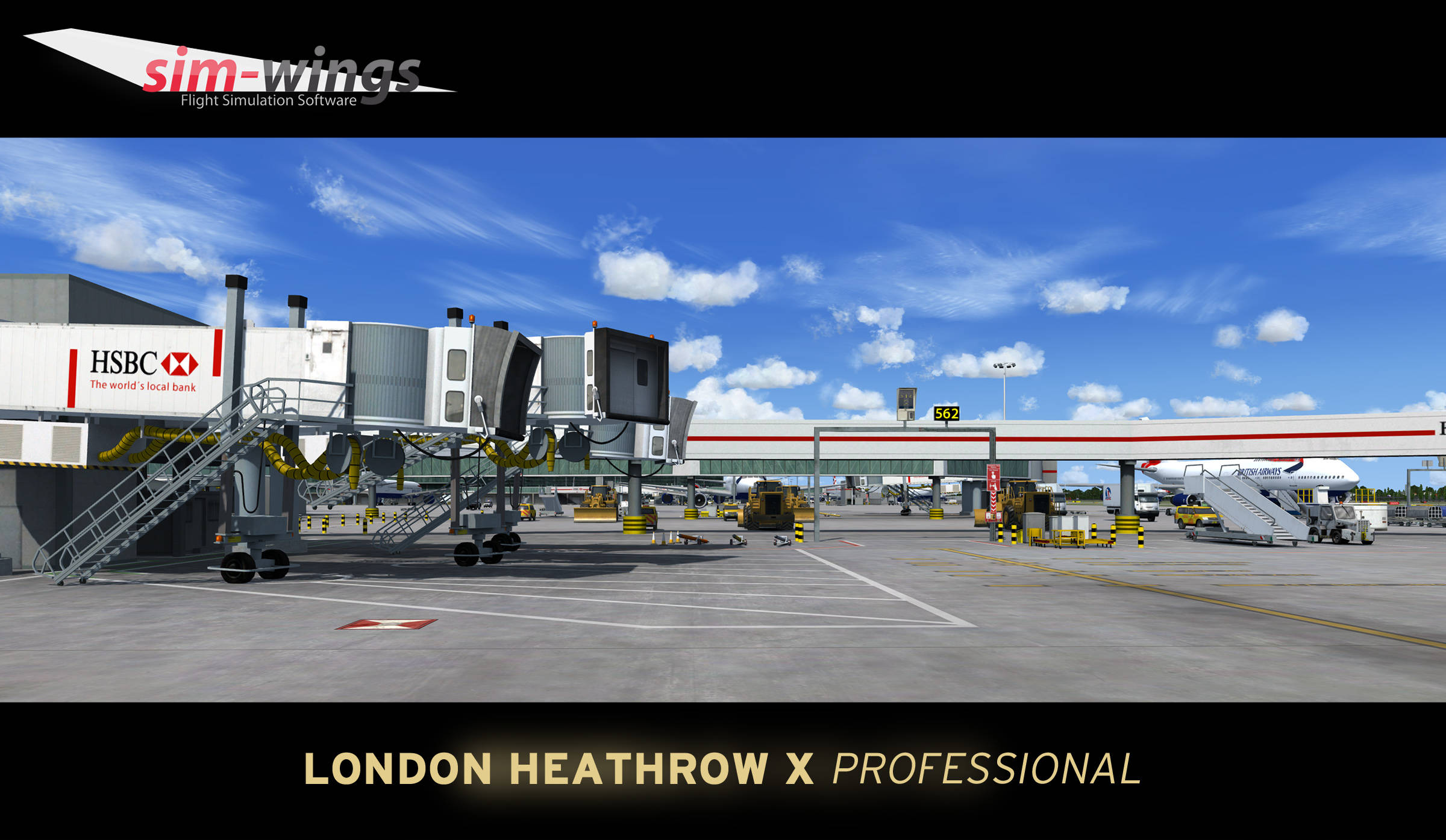 Just Flight Mega Airport London Heathrow Professional