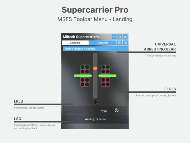 Miltech Supercarrier Pro MSFS
