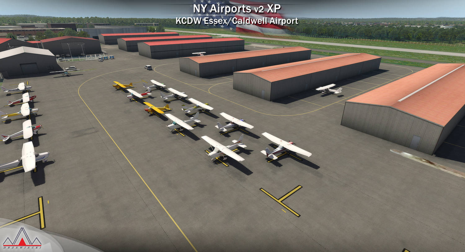 Just Flight New York Airports XP v2 KEWR KLDJ KCDW