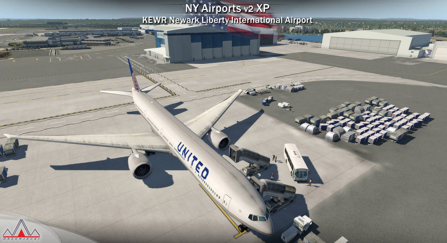 Just Flight New York Airports XP v2 KEWR KLDJ KCDW