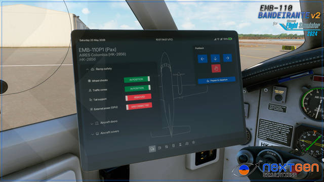 NextGen Simulations EMB-110 Bandeirante V2 (MSFS 2024)