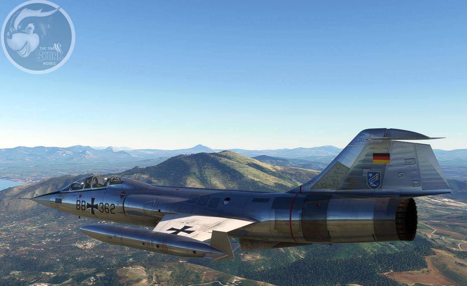 Sim Skunk Works Lockheed Martin TF-104G