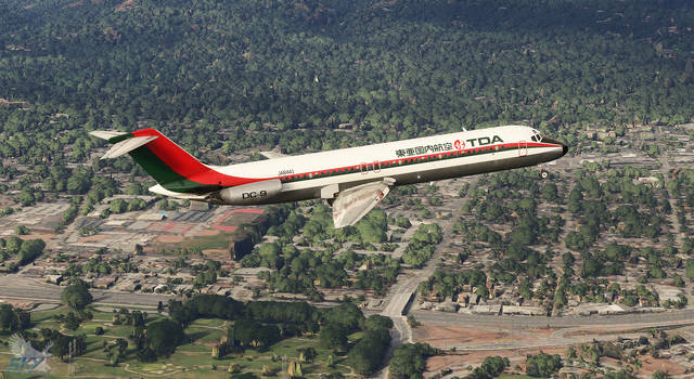 Sky Simulations McDonnell Douglas DC-9 Series 21, 41, 51 (MSFS)