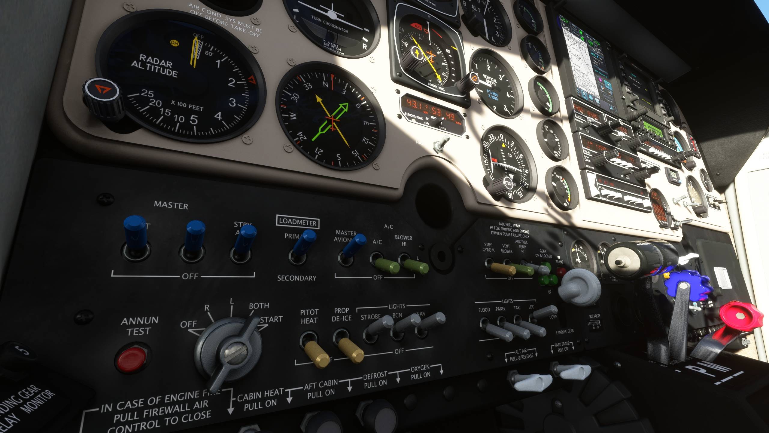 Just Flight Steam Gauge Overhaul Analog Baron & Bonanza Bundle