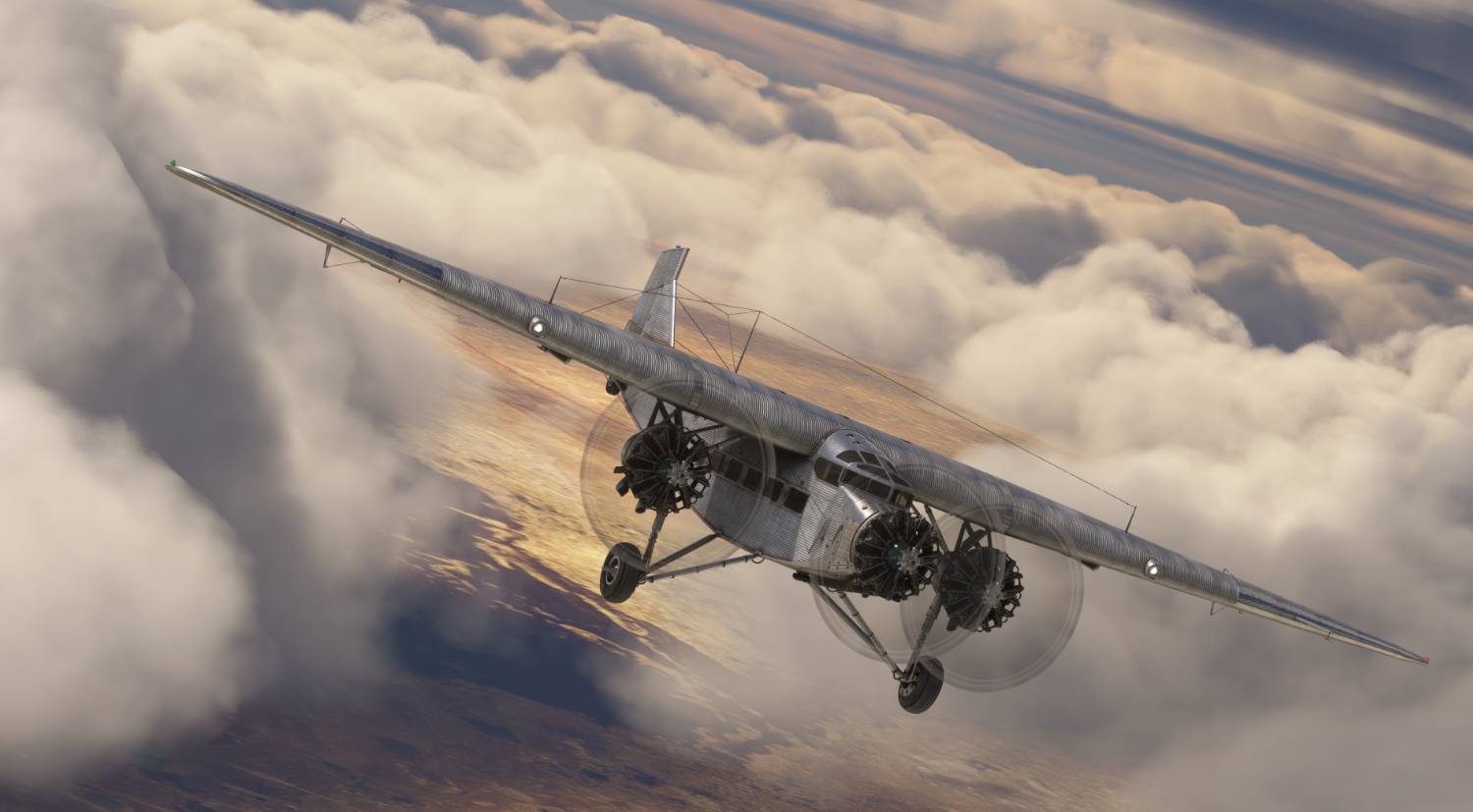 Just Flight - Tukan Flight Sim - Ford Trimotor 5AT 'Tin Goose'